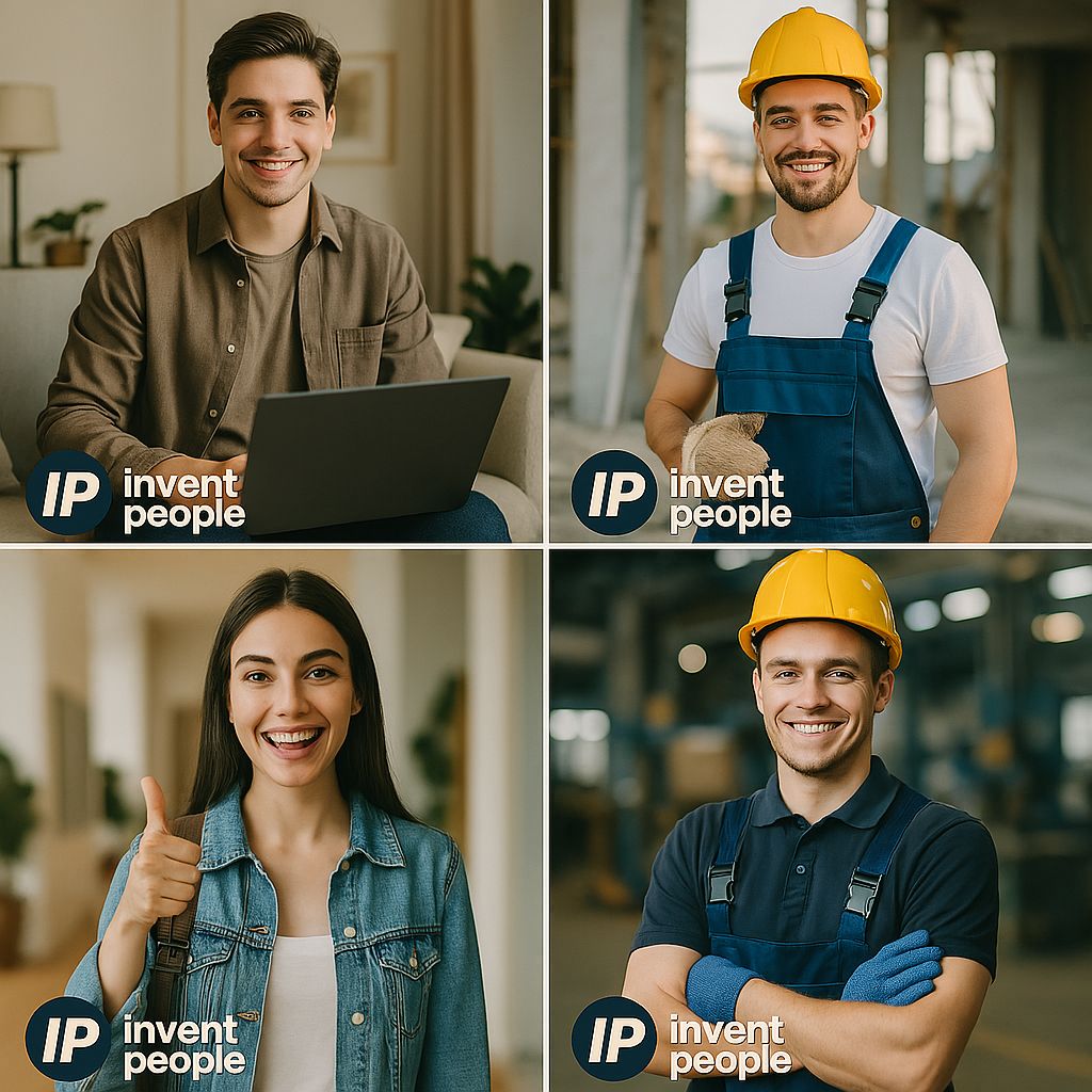 Trabajadores contentos en su alojamiento